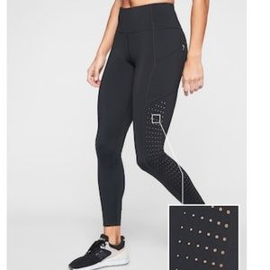 Athleta Contender Laser Cut 7/8 Tights